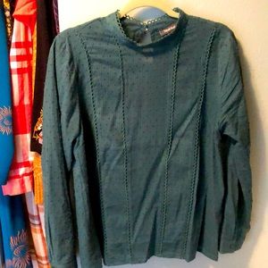 Teal ModCloth top